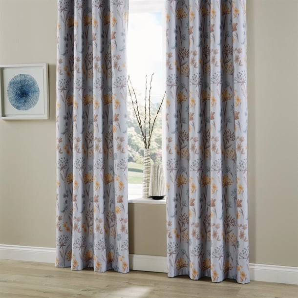 Essentials Moorhouse Eyelet Curtains Wedgewood