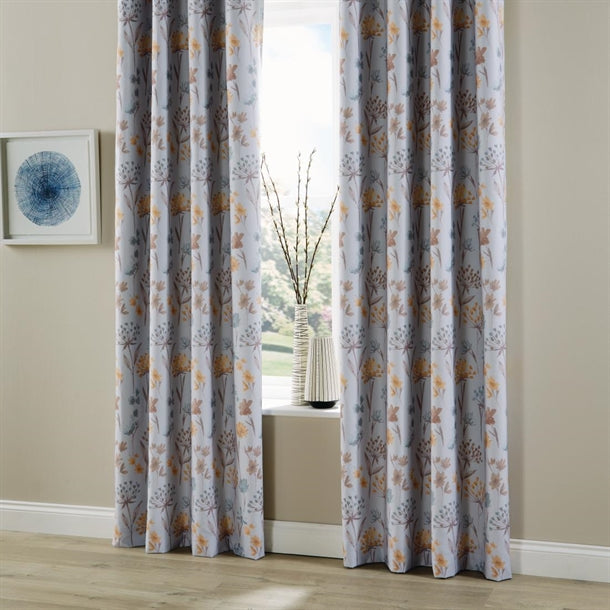 Essentials Moorhouse Tape Top Curtains Wedgewood