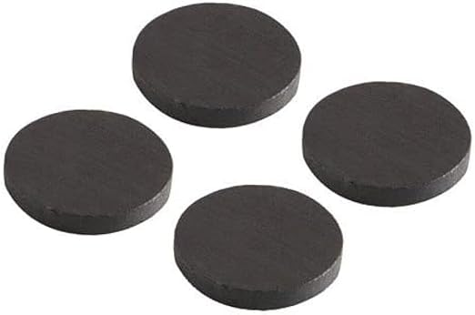 Pack of 50 Black Isotropic Ferrite Discs 25mm Diameter