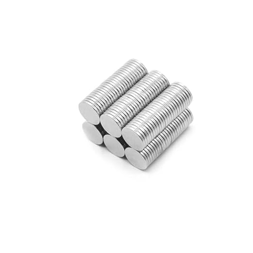 High Durable 50-Pack Neodymium Disc N35 Silver Self Adhesive Magnets - 9.5mm Diameter