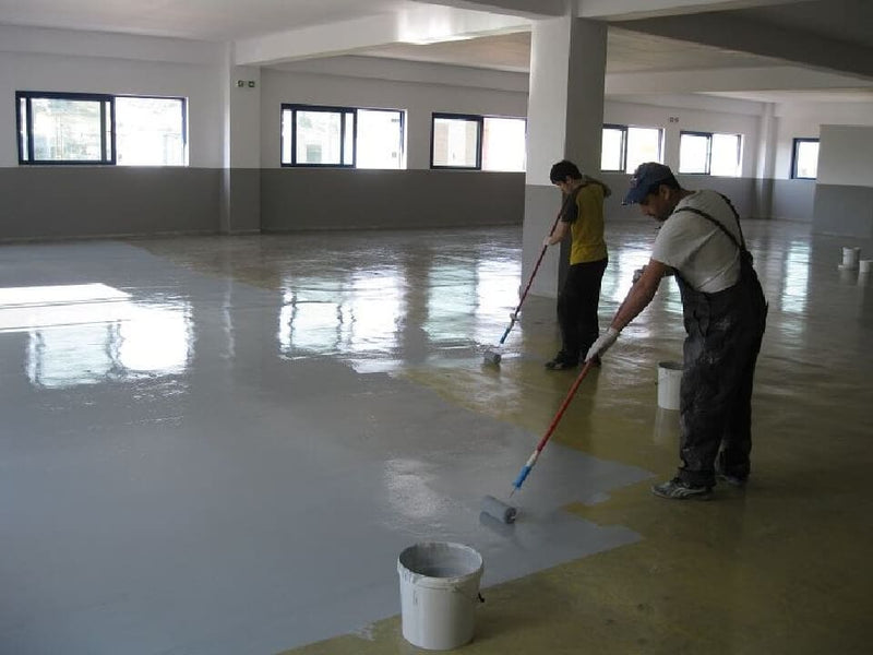 High Build Polyurethane Resin Concrete Floor Paint For Industrial Areas