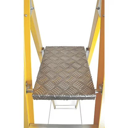 High Impact Fibreglass 10-Step Platform Step Ladder For Commercial Use - 2.74m