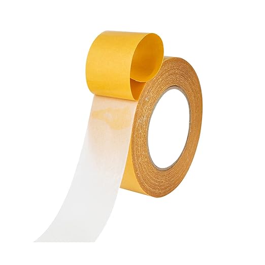 High Performance Clear Double Sided Cloth Carpet Tape - 25m