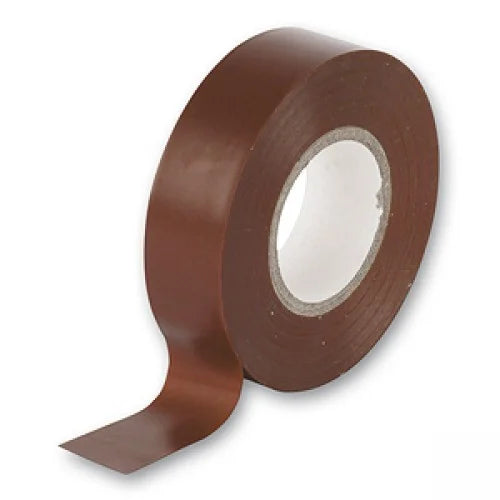 Heavy Duty Brown Insulating Tape For Indoor And Outdoor Use - 25m