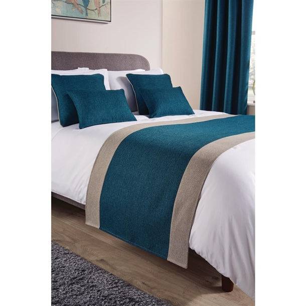 Comfort Tundra Bed Runner Teal