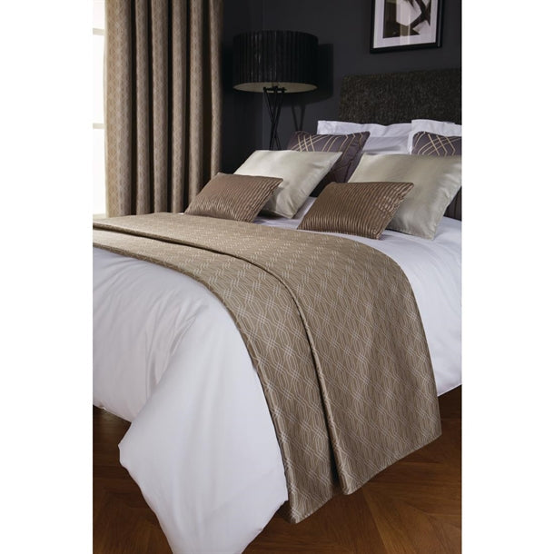 Luxury Deco Bed Runner Biscuit Shard