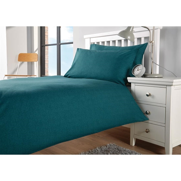 Essentials Opal Duvet Cover Open Teal