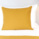 Essentials Quilted Waffle Cushion Cover Ochre