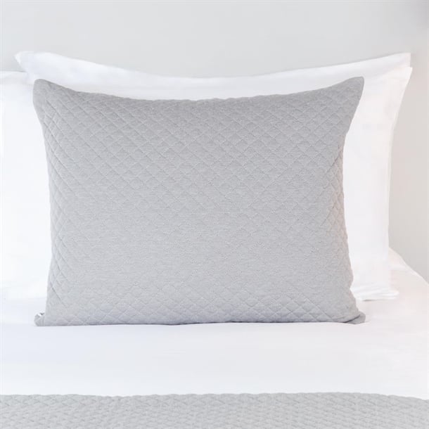 Essentials Quilted Waffle Cushion Cover Grey