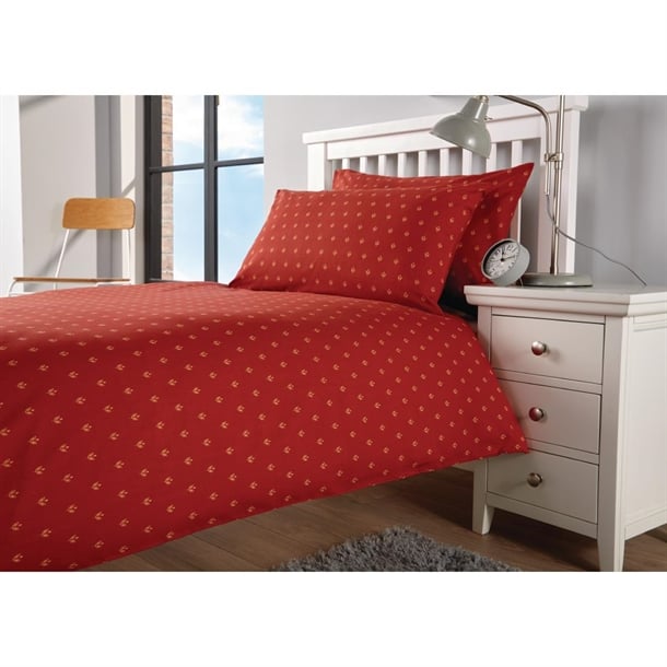 Essentials Perth Duvet Covers Terracotta