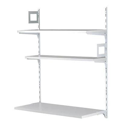 Premium Grade 3-Tier Powder-Coated Steel Home Office Shelving Unit