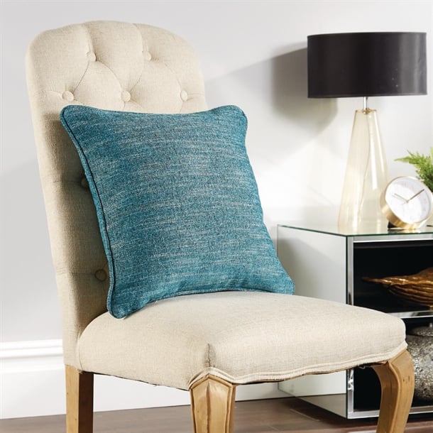 Polaris Throw Cushion Teal 43 x43cm