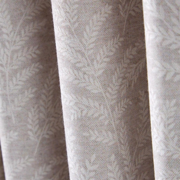 Luxury Fiorella Tape Top Curtains Cream