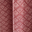 Luxury Fiorella Tape Top Curtains Garnet