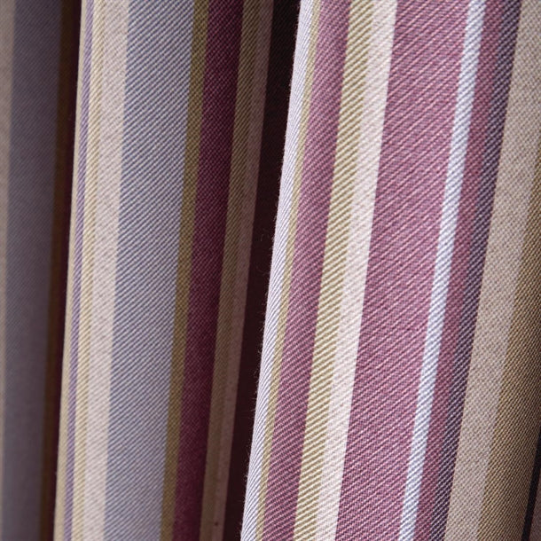 Luxury Fiorella Tape Top Curtains Aubergine