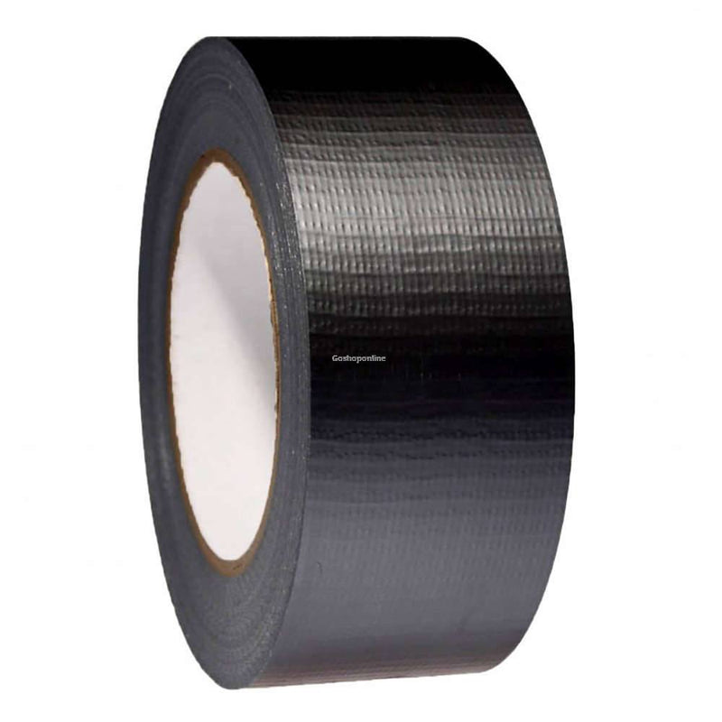 Ultra-Durable Black Water-Resistant Original Cloth Tape - 50 Mesh