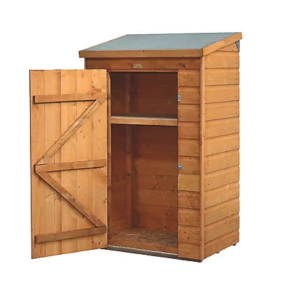 Professional Apex Shiplap Timber Garden Store Solution For Smaller Gardens or Patios