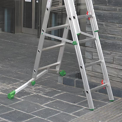 Heavy Duty Aluminium Combination Ladder For Industrial Use - 8.1m