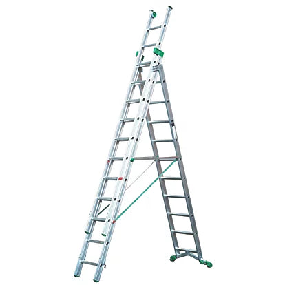 Heavy Duty Aluminium Combination Ladder For Industrial Use - 8.1m