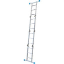 Ultra Durable Aluminium Combination Ladder With Platform For Home - 3.30m