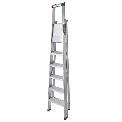 High Performance Aluminium 6-Step Platform Step Ladder For Industrial Applications