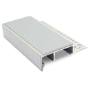 Slimline Tile-In Stair Nosing Non-Slip Durable Aluminium with PVC Insert 2.8m