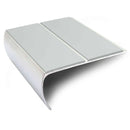 Premium Aluminium Stair Edge Trim 87mm x 40mm Non-Slip PVC Insert