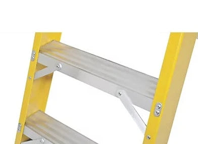 High Quality Fibreglass 5-Step Platform Ladder Perfect For Holding Tools & Equipment