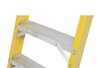 Heavy Duty Fibreglass 8-Step Platform Step Ladder For Industrial Use - 2.30m