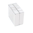 Pack of 50 N35 Silver Nickel Plated Block 20mm Plastic Spacers