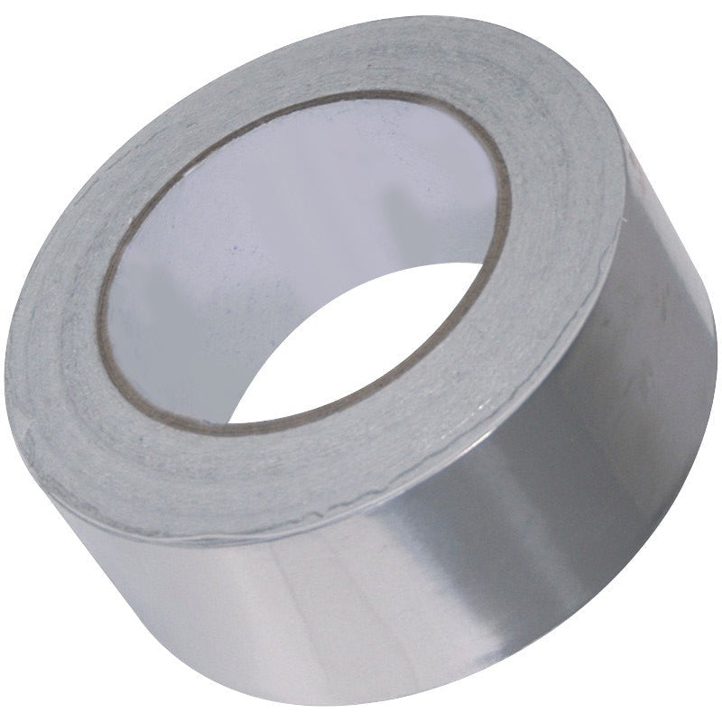 Industrial Grade Silver Aluminium Foil Tape For Duct Sealing And Heating - 45m