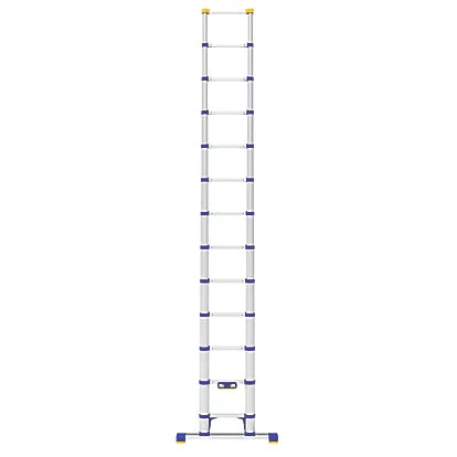 Heavy Duty Aluminium Telescopic Ladder For Commercial Use - 3.8m