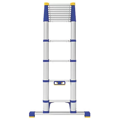 Heavy Duty Aluminium Telescopic Ladder For Commercial Use - 3.8m