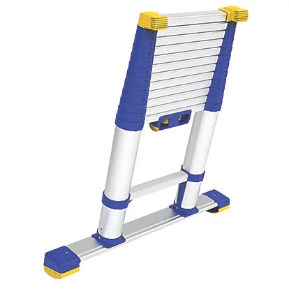 Heavy Duty Aluminium Telescopic Ladder For Commercial Use - 3.8m