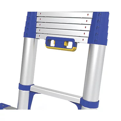 Heavy Duty Aluminium Telescopic Ladder For Commercial Use - 3.8m