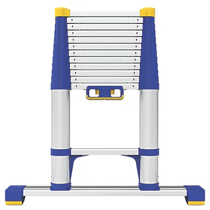 Heavy Duty Aluminium Telescopic Ladder For Commercial Use - 3.8m