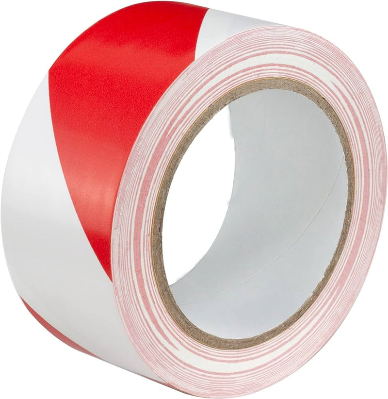 Professional Red/White Marking Tape For Internal & External Use - 33m