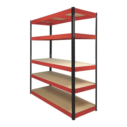 Premium 5-Tier Powder-Coated Steel Shelving For Stores And Workshops