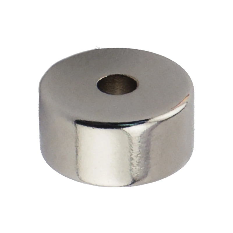 High Durable Silver Neodymium Ring Magnets N35 With Plastic Spacers -  19mm Diameter