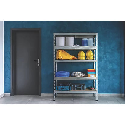 Premium 5-Tier Galvanized Steel Shelving Unit Storage Solution For Home & Garage