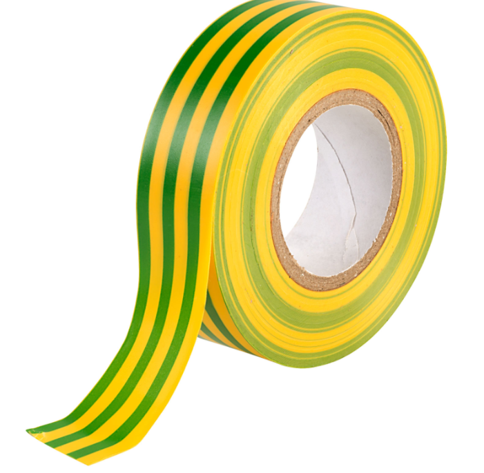 Premium Green/Yellow Insulating Tape Mechanical Protection For Various Applications