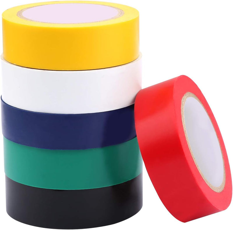 Industrial Grade Mixed Electrical Insulating Tape - 14 Pieces