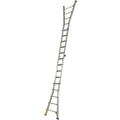 Professional Aluminium Combination Ladder For Industrial Use - 5.1m