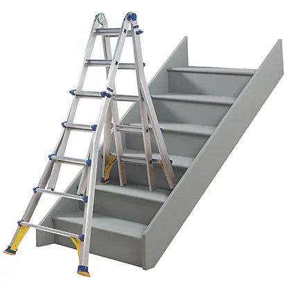 Professional Aluminium Combination Ladder For Industrial Use - 5.1m