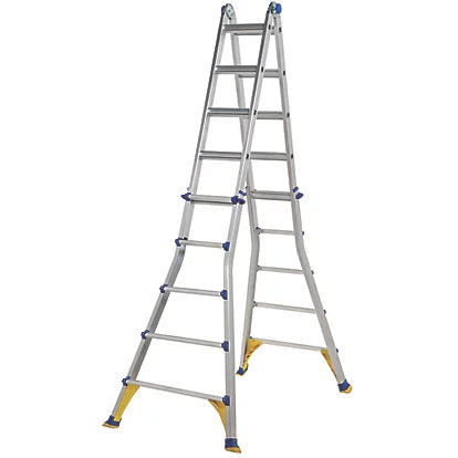 Professional Aluminium Combination Ladder For Industrial Use - 5.1m