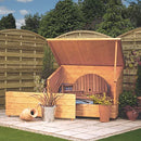 High Performance Shiplap Timber Patio Box For Ultimate Storage Solution