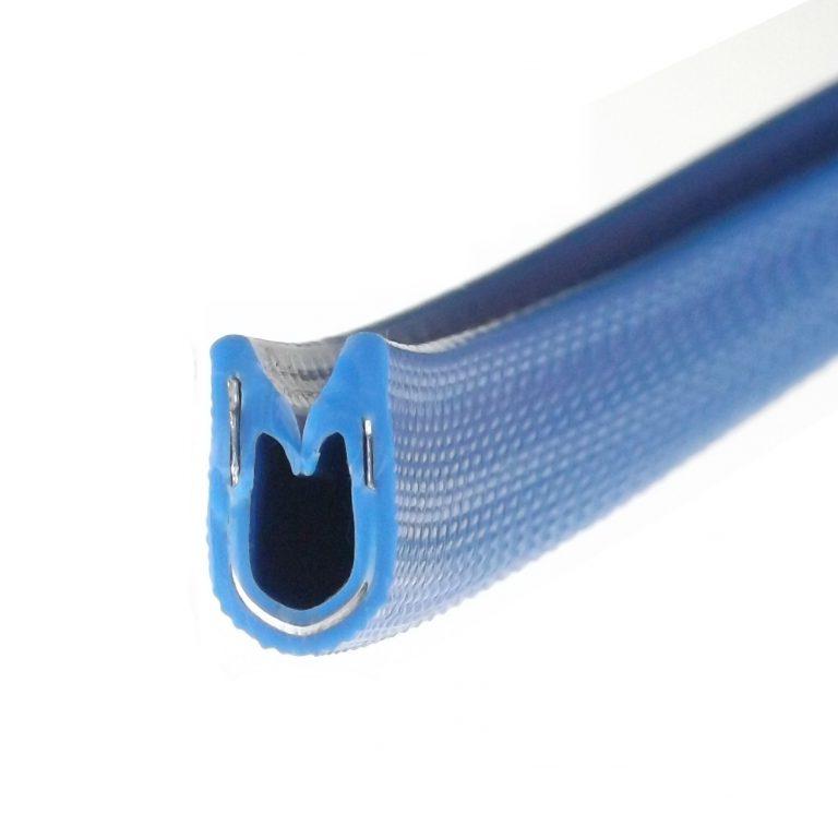 Protective Light Blue Heavy Duty PVC Rubber Edge Trim for Furniture and Industrial Edging