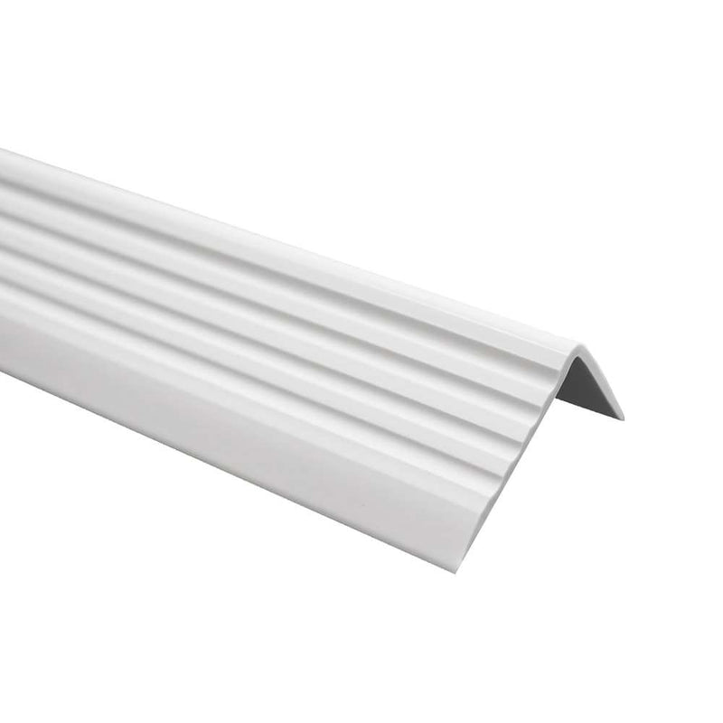 Premium Flexible Anti-Slip Stair Nosing 40x25mm Self-Adhesive Ribbed PVC for Safety & Durability Easy Installation No Maintenance Ideal for Home & Commercial Use