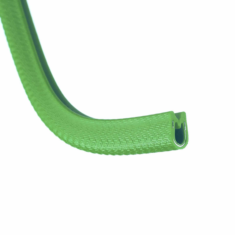 Light Lime Weatherproof Green Durable PVC Rubber Edge Guard Trim for Industrial and Home Projects