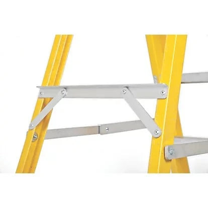 Premium Grade Fibreglass 10-Step Swingback A-Frame Step Ladder - 2m